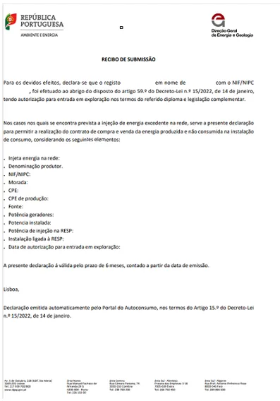 amostra de contratação