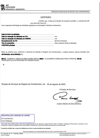 amostra de contratação